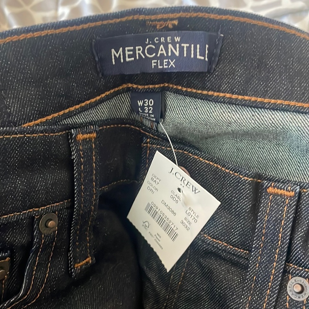 Brand new with tags Mens j crew dark jeans size 30 x 32